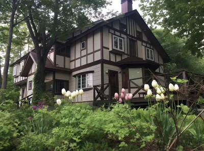 Tsutsuumi Sukuea Pension in the Forest Hotel dekat Yuyuan Lavender Park