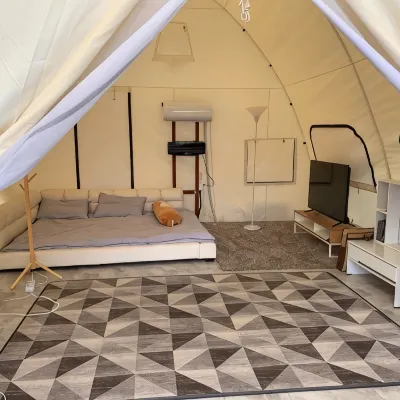 Pyeongchang Rhino Glamping Pension Hotels near Korea Botanic Garden
