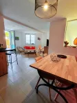 Apartment for 4 people Patio terrace 400 m from the beach Quartier du Parc