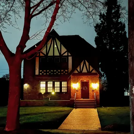 Walk to the Waves: Tudor Living Blocks from the Lake & Zoo