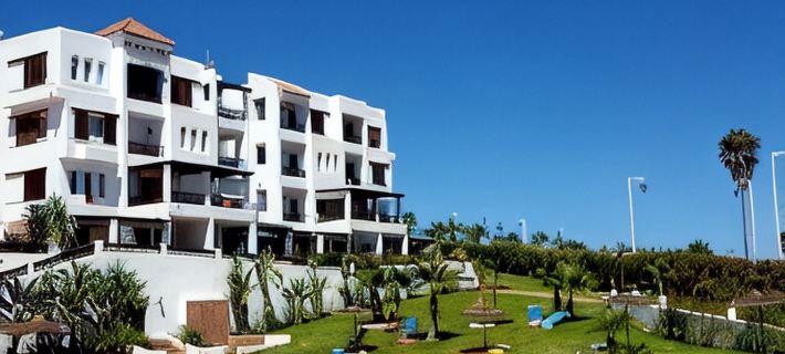 PROM SEPT / Refined apartment in front of Club Med near Cabo Negro beach Hotels in M'diq-Fnideq Prefecture