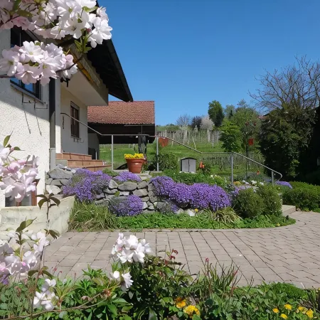 Idyllic apartment in the countryside with terrace, parking space (wallbox) and bicycle room.