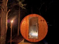 Tranquil Cabin Retreat with Sauna – Steps from the Holy Waters Hotels in Grayling Township
