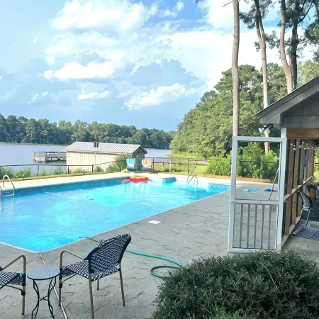 Private Oasis w/Pool, Kayaks, Dock, and Stocked Bass Waiting to be Caught!