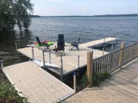Large Lakefront Vineyard Home with Hot Tub - Boutique
