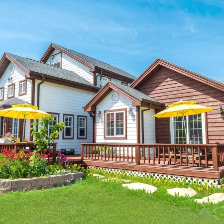 Pyeongchang Daegwallyeong Greenfield Pension Отели рядом с достопримечательностью «Ранчо Самян»