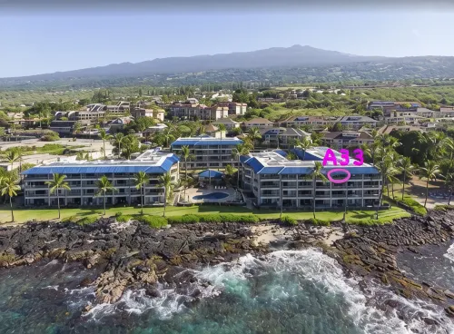 Beautiful Oceanfront Kona Reef Resort Private Top Floor Condo A33, AC throughout - Wifi