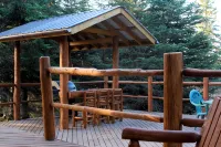 Unique Alaskan Log Home in Trees & Wild Flowers on 14-Acre Private Homestead.