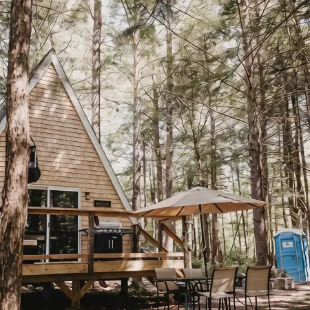 THE LILLIPAD.Off-grid A frame. Sebago lake region!
