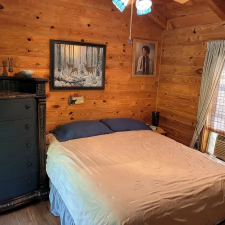 BEAUTIFUL LOG CABIN NEAR NEW RIVER HIKING STARGAZING WIFI NICE COUPLES RETREAT