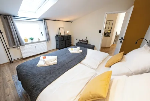 Old building oasis Fulda - quiet, central, terrace, train station 400m -