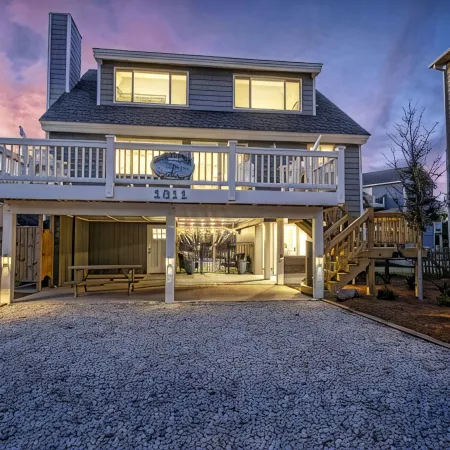 Your Ultimate Retreat – Steps from Beach with Pvt Heated Pool, Slide & Hot Tub!