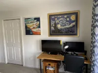 One mile to the beach!  2 br condo with deck, A/C, full kitchen, washer, dryer - Gym