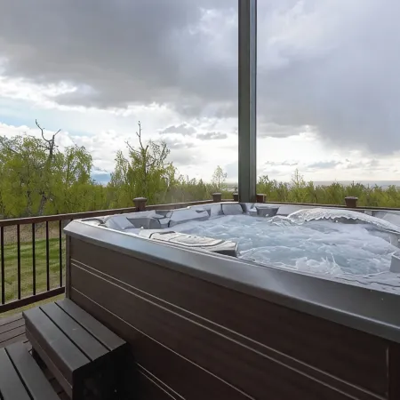 Private Retreat with Hot Tub & Views