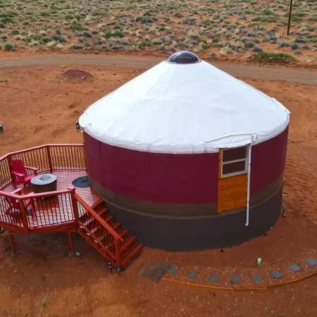 The "Mystic Yurt" privacy and comfort in the heart of Lake Powell activities!