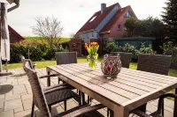 North Sea coast, charming Frisian house on the old dike with sauna, fireplace for 2-8 p. - 3-Star