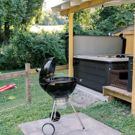 Black Mtn Cottage w/ hot tub + dog friendly - 20 min to Asheville