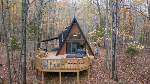 Dreamtime - Modern A-frame Cabin w/ Hot tub - Chalets