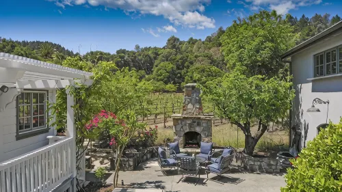 St. Helena, Walk to Town, Pool, One Acre/Vineyard-Replanting, Permit STR25-001 - balcony