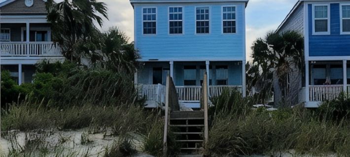5 Bedroom & 5 Bath Beachfront House w/ Private Pool, Hot Tub & Beach Boardwalk! サーフサイド・ビーチのホテル