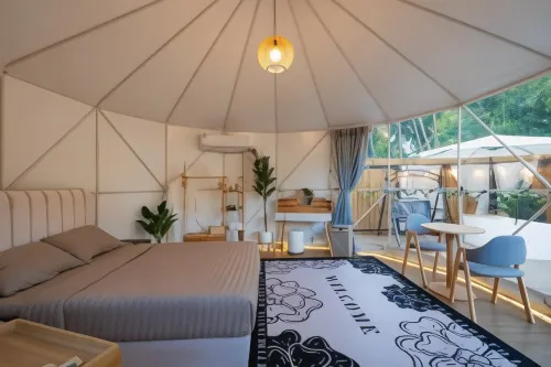 Cafe in Farm & Dome, Baan Suan Lan Sang