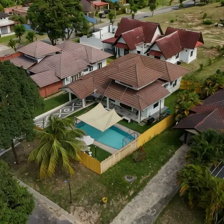 Lot 1319 - A'Famosa Melaka Bungalow Pool BBQ KTV Hotels in Pegoh