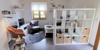 Modern Strata Montana vacation apartment with garden, underfloor heating and air conditioning