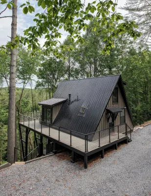 Riverfront A-Frame Cabin in the Mountains w/ Sauna & Private Hiking Trail - 4-Star