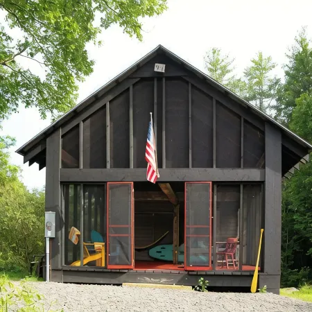 Catskills Cabin on 100 Wooded Acres with Lake