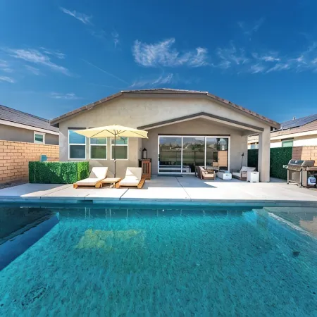 Serene Poolside Retreat, Sunset View & Patio Life
