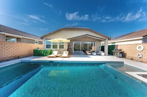 Serene Poolside Retreat, Sunset View & Patio Life