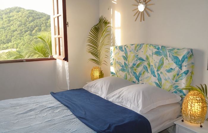 Up there in the garden - Villa with sea and mountain views - Deshaies
