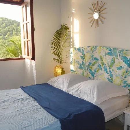 Up there in the garden - Villa with sea and mountain views - Deshaies