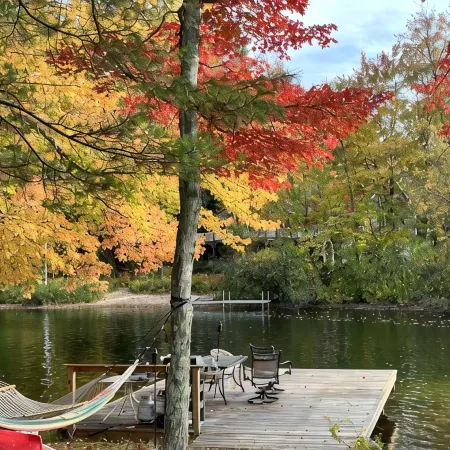 Grandmas Cottage on the River and the Rail Trail in Wolfeboro