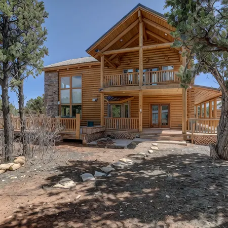 Spacious 4Br Cabin Near Zion · Stargazing Deck, Trails, Pool Table & Family Fun