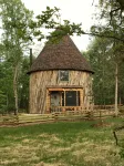 Whimsical Hobbit House in the Shenandoah Virginia "Shire" - balcony