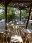 Wooden villa with private pool in a tropical garden 3 minutes from the beach - Wifi