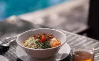 Surya Kencana Seaside Hotel - Frühstück