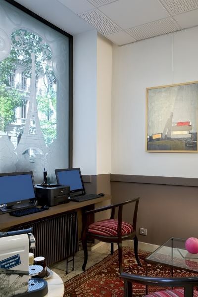 共有エリア ベスト ウェスタン トゥー エッフェル インヴァリッド ホテルの写真