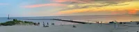 Beachfront Home on Lake Michigan beach. Spectacular sunsets, walk to downtown. - 4-Star