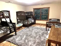 Poconos 6BR Retreat on 6 Private Acres – Hot Tub, Game Room, Fire Pit, Sleeps 16