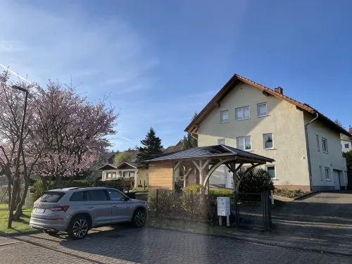 Apartment with fireplace on the Rennsteig in the Thuringian Forest - 3-Star