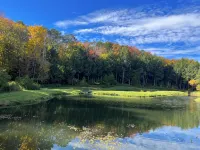 Charming Full Bed & 2 Twin Bed  cabin w/AC, Heat, WiFi in lovely Cooperstown,