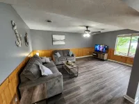 Large Lake front, split level home. Sleeps 18, fully remodeled & coffee bar.