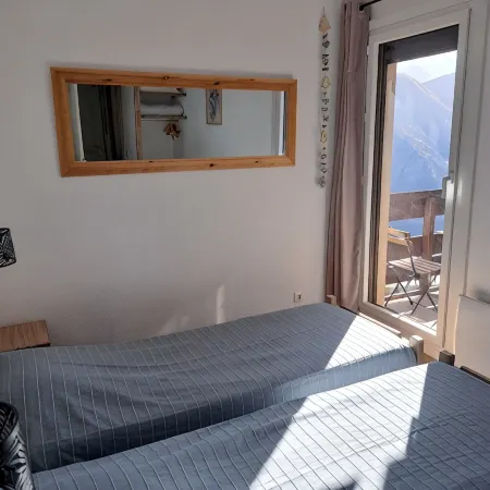 2 Rooms 35m² 4 Pers with WIFI covered parking at the foot of the lifts
