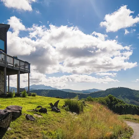Mountaintop Cabin with Majestic Views - Hot Tub + Game Room + Pet Friendly