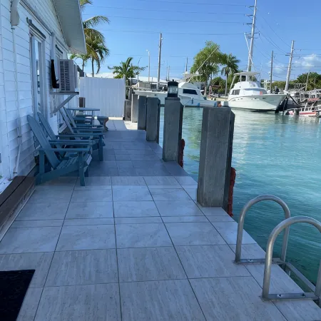 50’ dock on Vaca Cut, deep wide unlimited dockage.