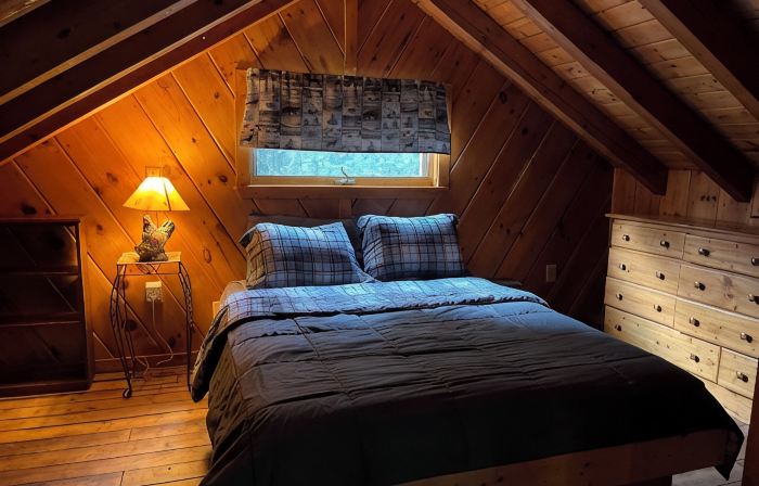 2 bedroom private custom built home with loft.