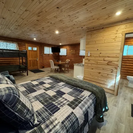 Adorable Log Cabin on Back Country Road with Peace, Quiet, All Amenities of Home