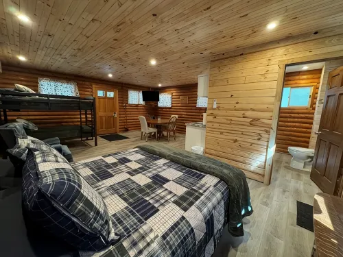 Adorable Log Cabin on Back Country Road with Peace, Quiet, All Amenities of Home - Hytter